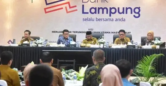 Ketua DPRD Lampung Hadiri Rakor Strategis Bank Lampung