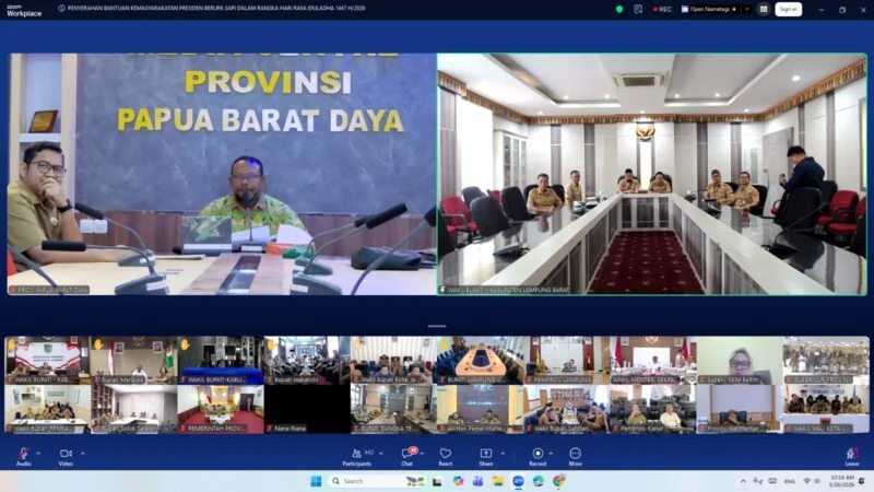 Pemprov Lampung Terima Sapi Kurban Bantuan Presiden untuk Iduladha 2026